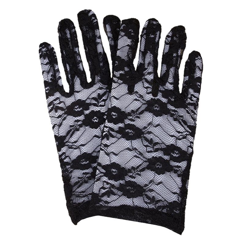 

Lace Gloves for Formal Event Wedding Bridal Gloves Elegant Floral Lace Gloves Party Props Hand Gloves for Bridesmaids 1