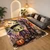 Custom Name Halloween Monster Carpet Rug for Bedroom Living Room Home Sofa Decoration,Playroom Sofa Office Home Decor Game Large Decor Floor Mat