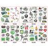 10Pcs  Temporary Football Tattoos for Kids Waterproof Luminous Tattoo Sticker Football Party Favors