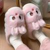 Cute Bunny Slippers Soft Plush Women's Bunny Slippers Big Eyes Cozy Cartoon Home Shoes Indoor/Outdoor Winter Boots