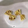 Retro Alloy Geometric Earrings: Stylish Twisted Metal Ear Drops for Women