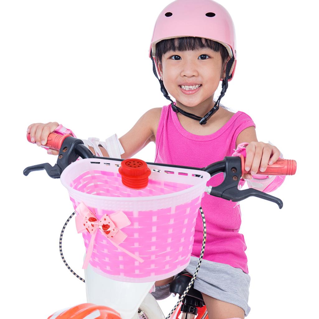 Buy 1 Set Bike Basket Practical Plastic Detachable Bicycle Net Basket for Cycling Skateboard at