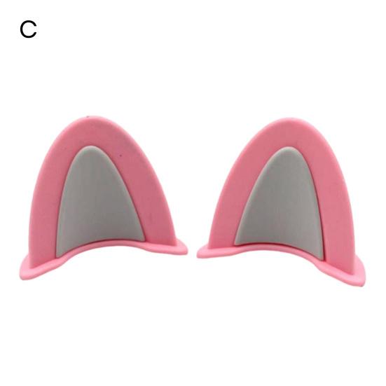 Motorcycle Helmet Ears Decorations Vibrant Color Compact Size Easy To Install Novelty Ears Adorable Helmet Accessories