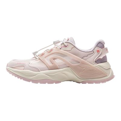 Li Ning Kids Sports Lifestyle Series Synthetisch Leer Comfortabel Modieus Eenvoudig Veelzijdig Ademend Laag Uitgesneden Casual Schoenen Kindersneaker YKCV062-2