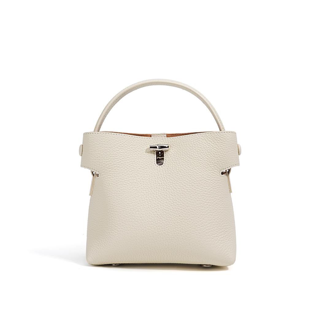 Bucket Bamboo Joint Bag High-end Handbag Versatile Commuter Fashion Crossbody Bag Women's Bag Exquisite