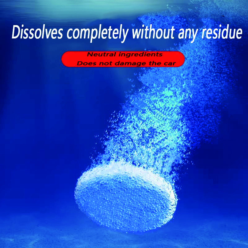 Car Glass Water Summer Effervescent Tablets To Oil Film Remove Car Windscreen Glass Cleaning Tablet for All Seasons