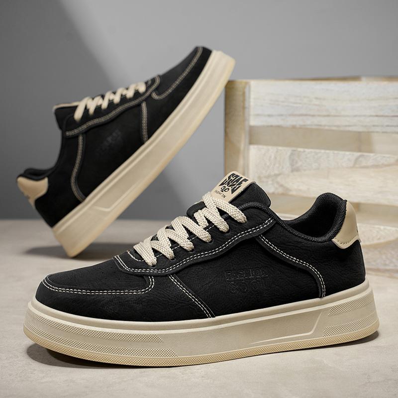 Ny Mote Høst Og Vinter Herre Lav Topp Martin Støvler Studenter Mannlige Gutter Trendende Myk Såle Arbeidssko Arbeidsvern Martin Sneakers