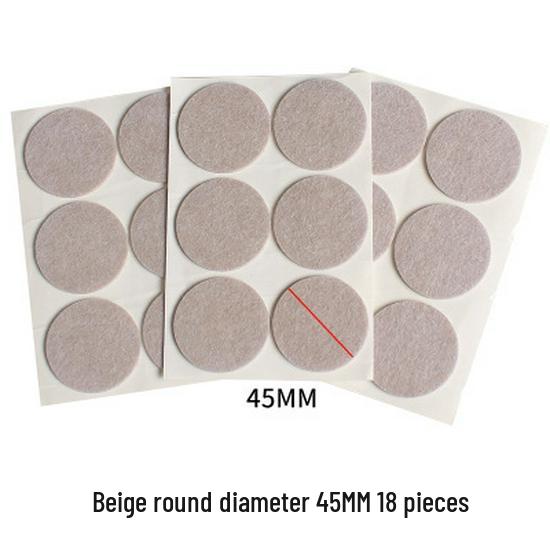 Self-Adhesive Protective Pads for Table and Chair Legs - Anti-Collision, Noise-Reducing, Solid Wood Furniture Cushioning