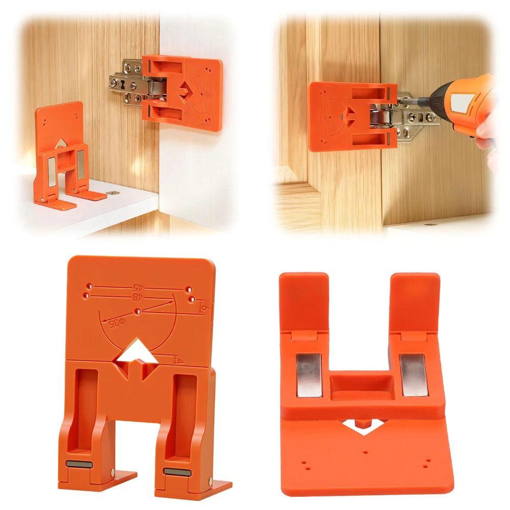 Magnetic Cabinet Door Hinge Gasket Alignment Hinge Mounting Auxiliary Tool Woodworking
