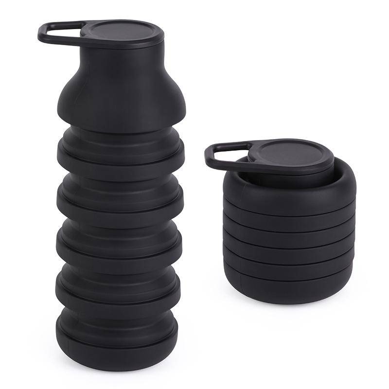 Collapsible Silicone Sports Kettle: Portable, Large-Capacity Water Bottle for Travel and Cycling