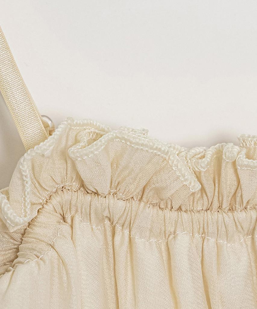 Eilubeu Frill Sleeveless Dress Aasfop109B