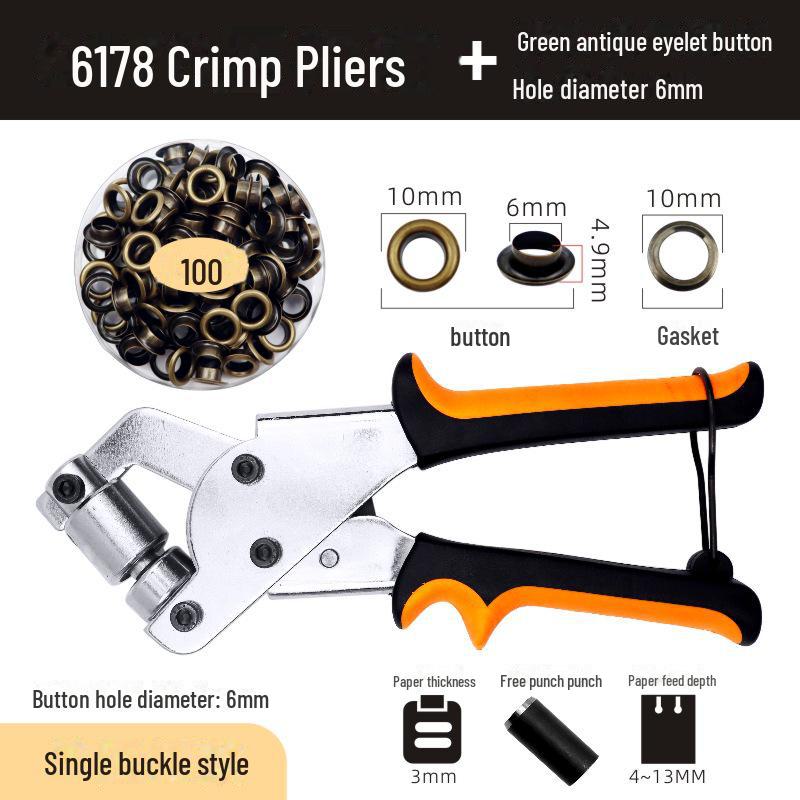 Air Eye Installation Pliers Set with Display Stand, Printing Cloth, and Press Buckle for Posters