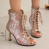 Mode Sommer Elegant Outdoor Damen Designer Trend Schnürschuhe Damen Verschleißfest Bequem Modisch Stiefel Schuhe für Damen