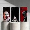M-Movie Clown Phone Case Silicone Black Soft For IPhone 17,16,15,14,13,12,11,SE,Plus Pro Max