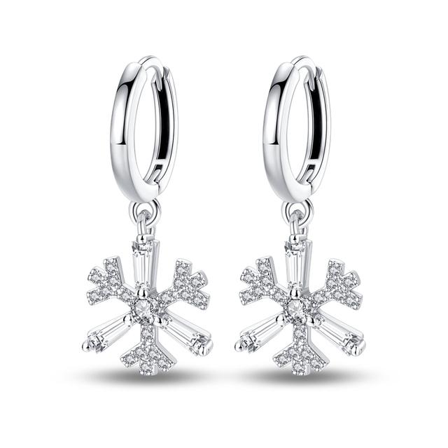 925 Silver Jewelry Women Fashion Cute Tiny Clear Crystal Cz Stud Earrings 