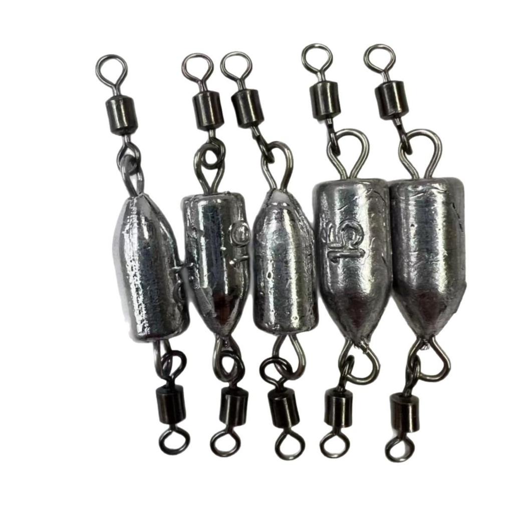 Kulpformad Långkastande Blyhavsspö med Dubbelring och Explosionskrok Fiskeutrustning Tillbehör.