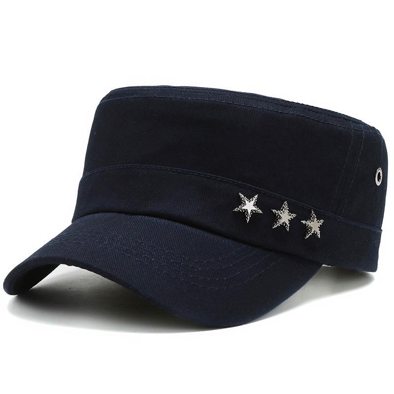 Pălărie șapcă de bărbați versiune coreeană val pălărie cu calotă plată primăvară și toamnă în aer liber șapcă de baseball pălărie militară pălărie de soare iarnă