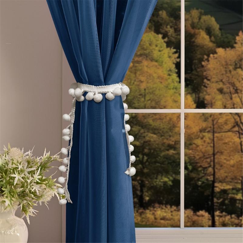 Artistics Semi Sheer Window Sheers Polyester Materials Easy Setups Ideal for Living Room Bedrooms
