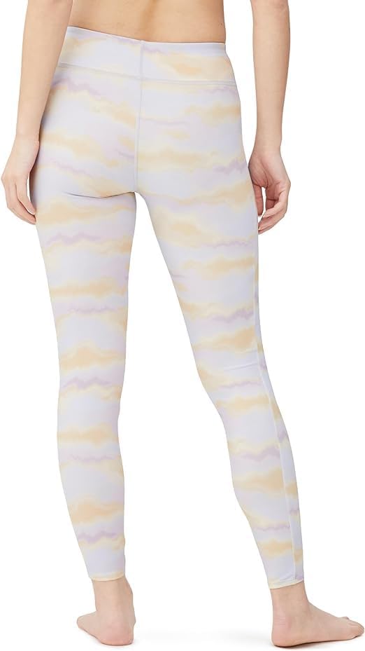 Atsugi Clear Beauty Active Yoga Gradient 49276PS Leggings, Pattern, Women's, Gray,