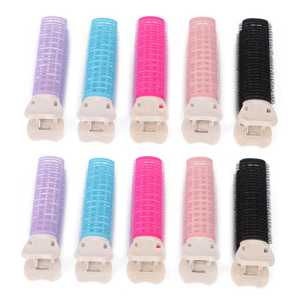 10Pcs Hair Clip Curler Washable Reusable Portable Hair Root Clips for Girl Hair Styling