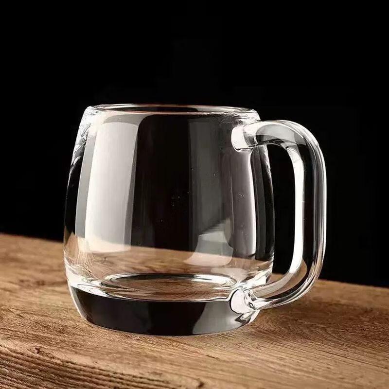 Handcrafted Crystal Teacup with Handle