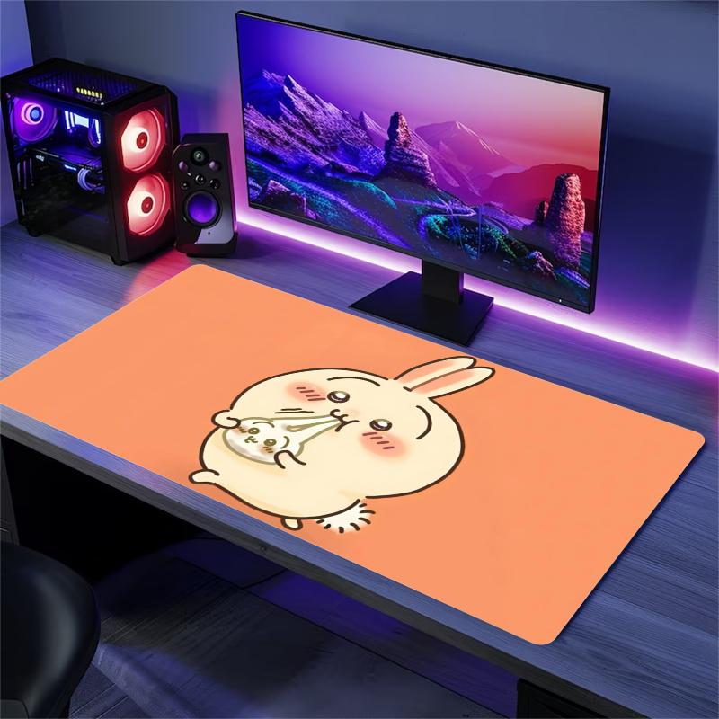 Chiikawa Print  Cushion Non-slip Laptop Tablet Big Mousepad XXL Mat Mini PC Playmat With Lock edge