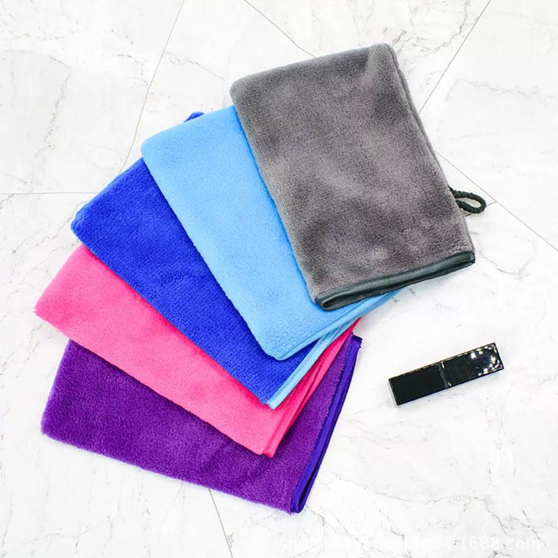European-Style Microfiber Makeup Remover & Shower Mitt