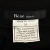 unused Rene basic made in Japan Long sleeve Knee-length dress 36 black Women Used