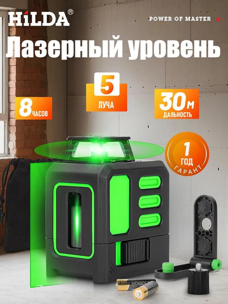 Portable Green Light Laser Level: Compact 2-Line Auto Leveling Tool