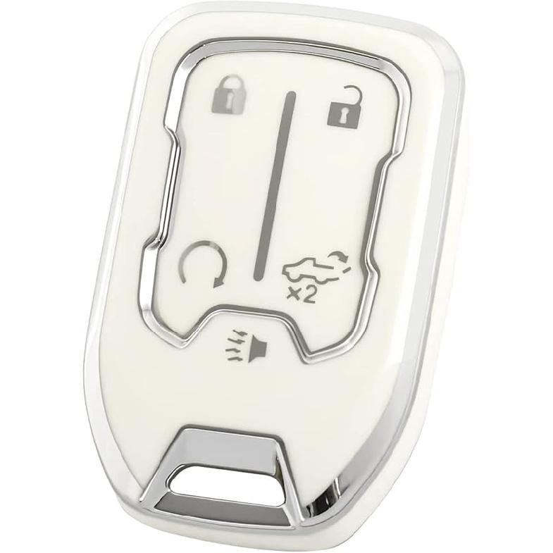 OFFCURVE Совместимый с GMC Чехол для брелока Ключница для Chevy Suburban Tahoe Terrain Acadia Yukon Silverado GMC Sierra 1500 2500HD 3500HD Автомобиля