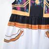 Girls Witch  Girls Flying Sleeves Children's Dress Children's A-line Skirt