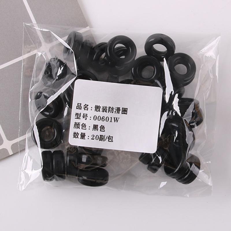 20-200pcs Black Silicone Anti-slip Eyeglass Hooks Grip Unisex Round Eyeglasses Leg Ear Sleeve Stopper Eyewear Retainer Holders