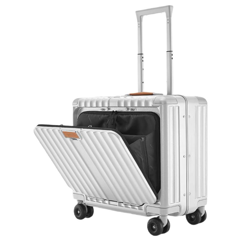 Dream Traveler Front-Opening Aluminum Frame Carry-On Luggage 18 inch (Carry-on)