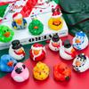 6/12/24 Christmas Rubber Ducks,Accessories Jeep Duckies Toys For Kids Christmas Party Favors,Gift Exchange,Christmas Stocking