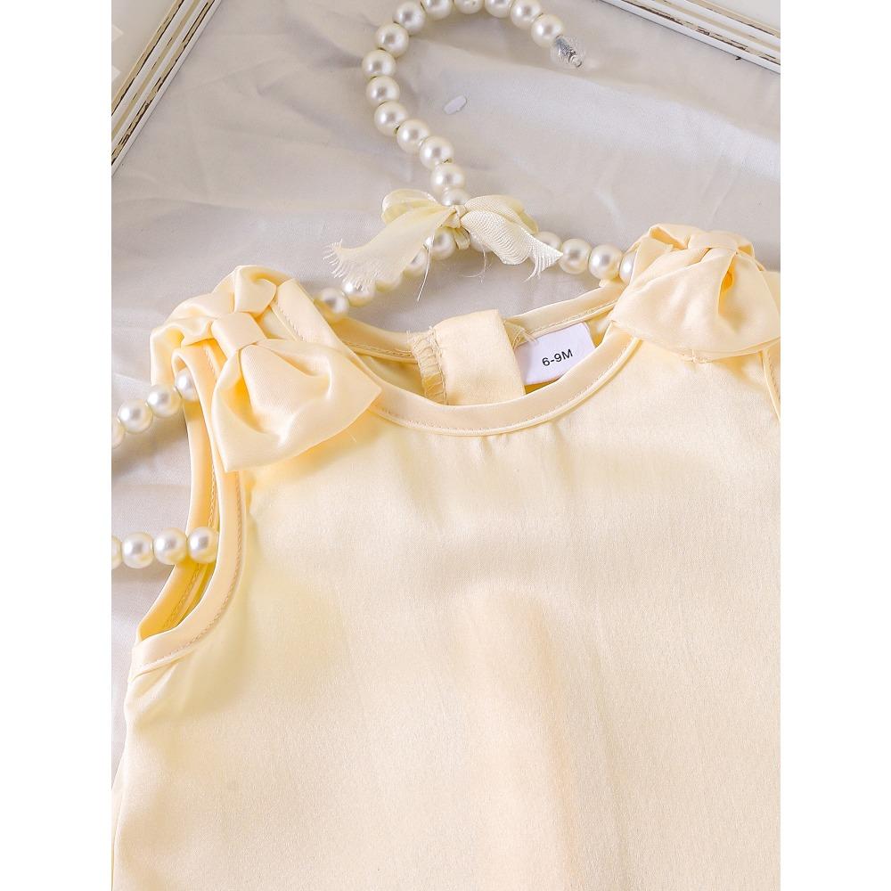 6M-3Y Children's Clothing Girls Baby Dresses Beige Dresses Summer Dresses