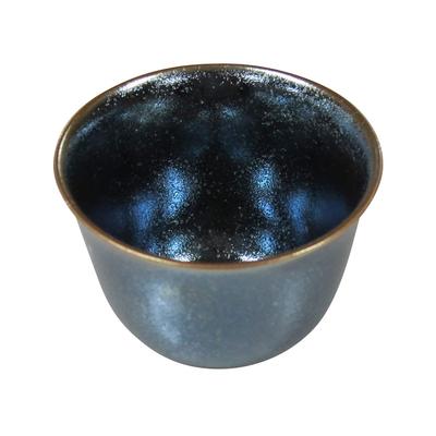 Saji Pottery Banko Ware Sencha Ultramarine Made In Japan Bowl, Blue, 74-9,