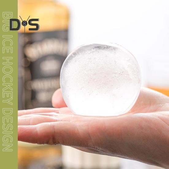1/4Pcs Ice Mold Sphere Maker Stackable Easy Release Circle Ice Mold with Lids Large Spherical Ice Makers for Whiskey Cocktails Bourbon