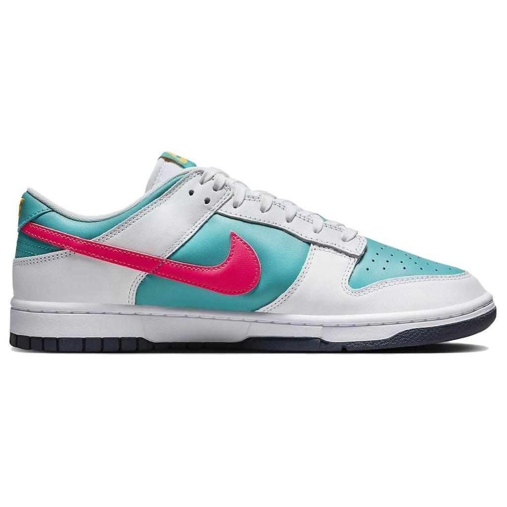 Nike Dunk Low Dusty Cactus Thunder Blue Men Sneakers Teal White Racer-Pink HF4850-345