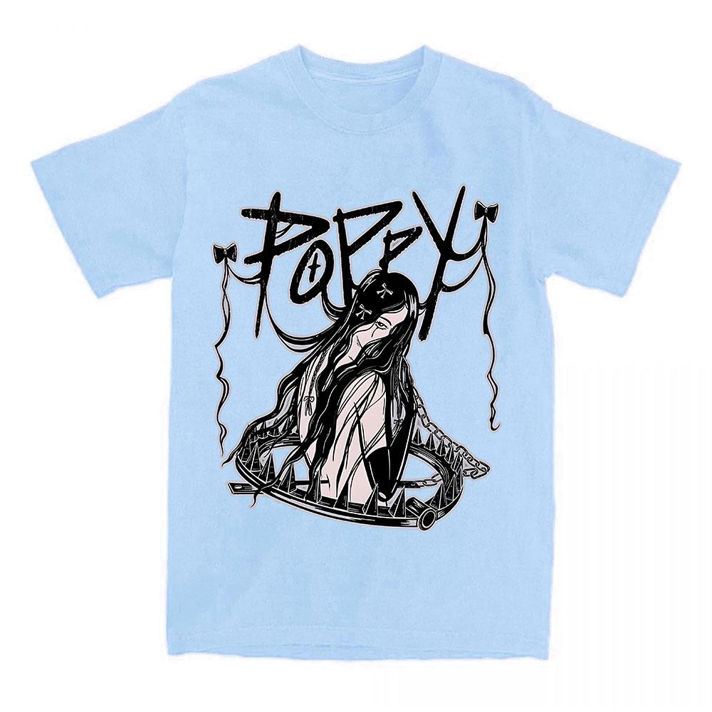 Poppy Zinc Bear Trap Tee Summer Cotton O-neck Short Sleeve T-shirt Casual Fashion Women/Men Tshirts Graphic Clothes