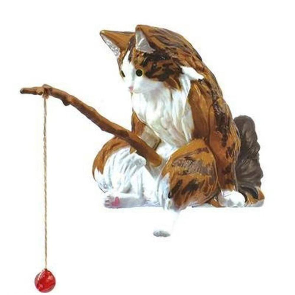 Aquascape Decorative Fishing Kittens DIY Cat Fishing Ornament New Fishing Cat Ornaments  Car