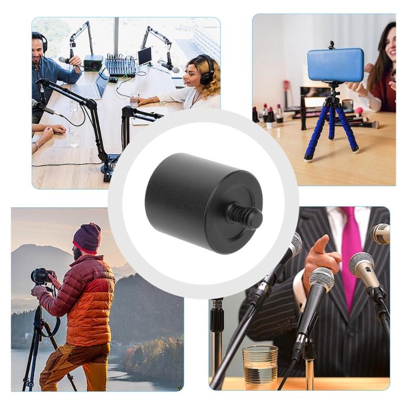 3/8inch-16 Female To 1/4inch-20 Male Adapter Screw for Tripod Live Support Camera Photography Tripod Accessories Screw