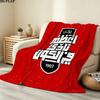 1PC Alahly Patterned Flannel Blanket Suitable For All Seasons For Home Decor Warmth And Comfort Gifts Holiday Present