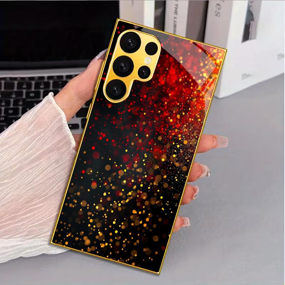

faddish Bestseller model Luxurious PhoneCase Electroplated Glass PhoneCase for Samsung Galaxy S26 S25 S24 S23 S22 FE,Ultra,Plus GalaxyS25