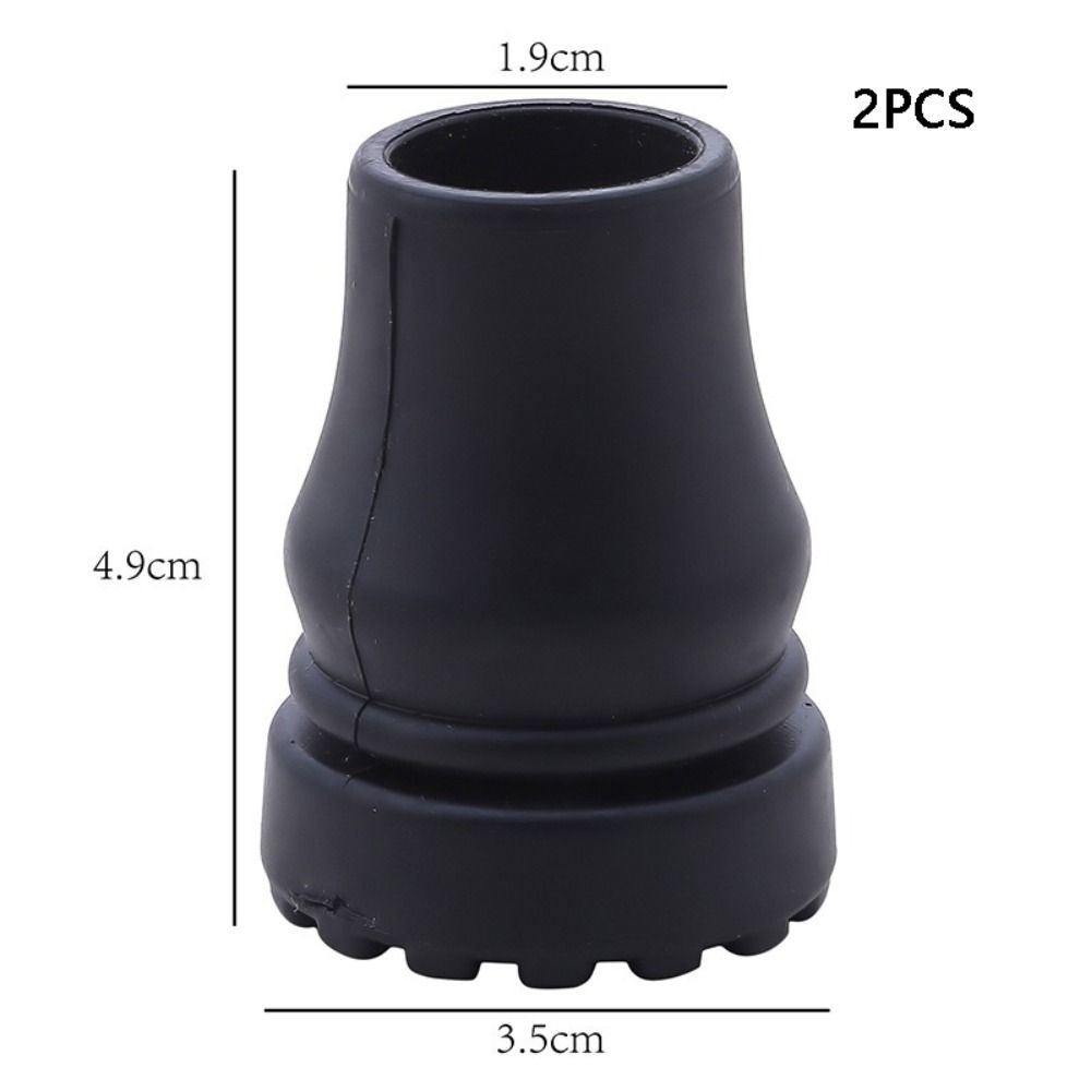

2 шт., резиновые нижние накладки на костыль, противоскользящие треккинговые палки, нижняя крышка для скалолазания 1.9cm