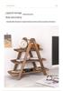 Wooden Three-Tier Shelf: Paper Cup Holder, Kitchen Tray, Succulent Storage, Toy Rack