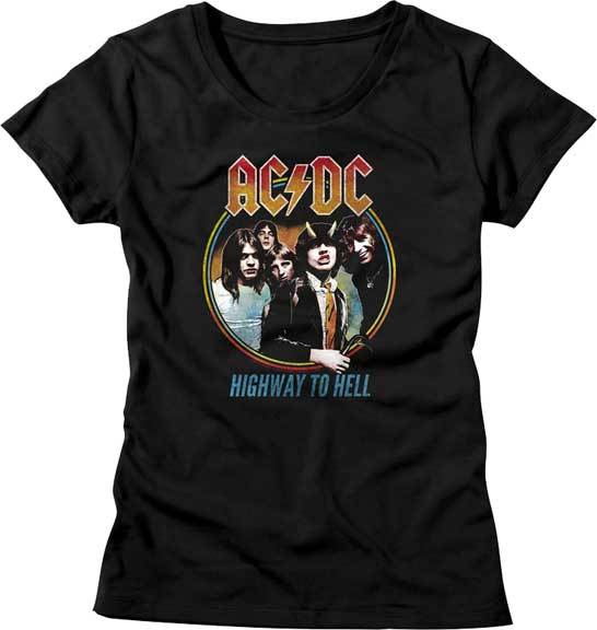 ACDC Highway To Hell Album Cover Women s T Shirt Unisex T-Shirt XXL