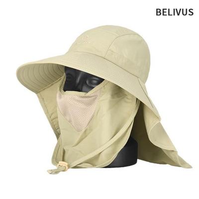 BELIVUS Men's Safari Hat BPH014 Bucket Mask