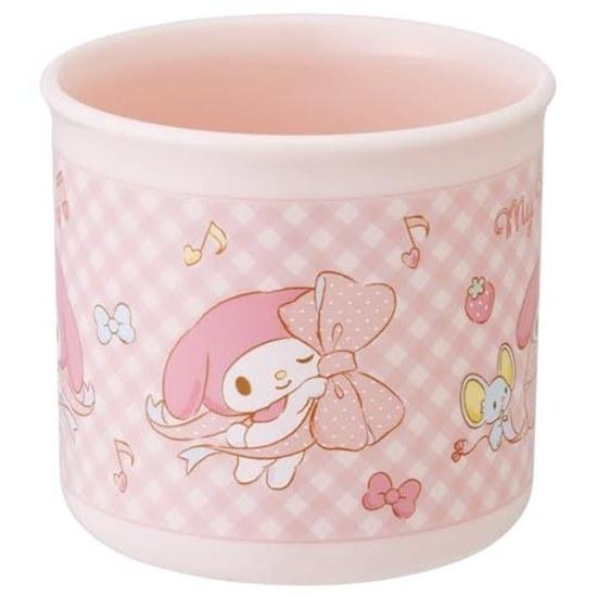 Skater Cup Children Plastic 200ml Dishwasher Safe Made Japan Sanrio My Melody Big Ribbon Girls KE4AAG-A.