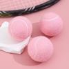 2/6 Stück Stilvolle pinke Tennisbälle Haltbarkeit Professionelle Trainings-Tennisbälle für Anfänger und Enthusiasten