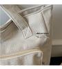 Women's Large Corduroy Tote - Summer 2026 Casual Bucket Shoulder Bag